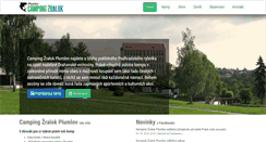 Desktop Screenshot of camp-zralok.cz